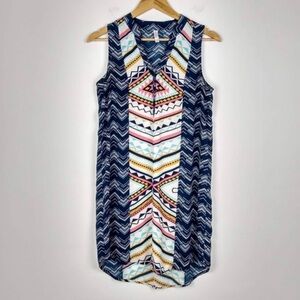 Xhilaration Geometric Patterned Mini Dress - Size XS